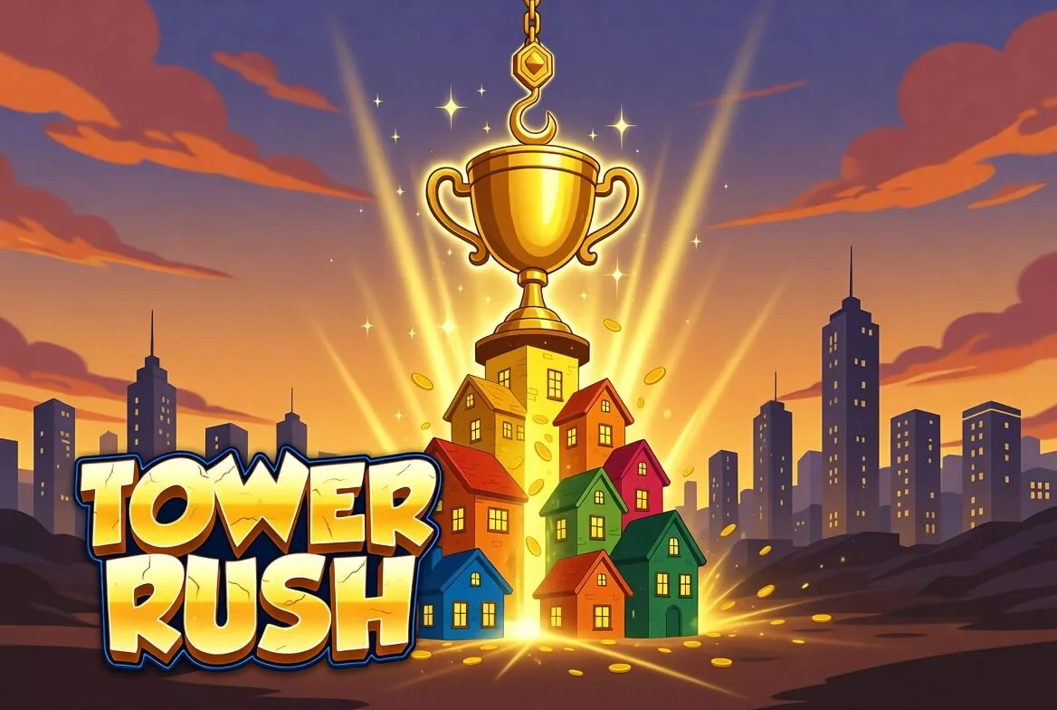Tower Rush login screen at the host casino